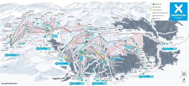 Grandvalira – Pas de la Casa/Grau Roig/Soldeu/El Tarter/Canillo/Encamp/Peretol