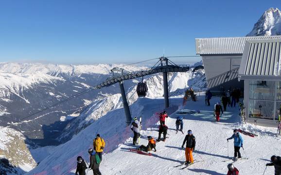 Gletscherskigebiet in den Südlichen Ostalpen